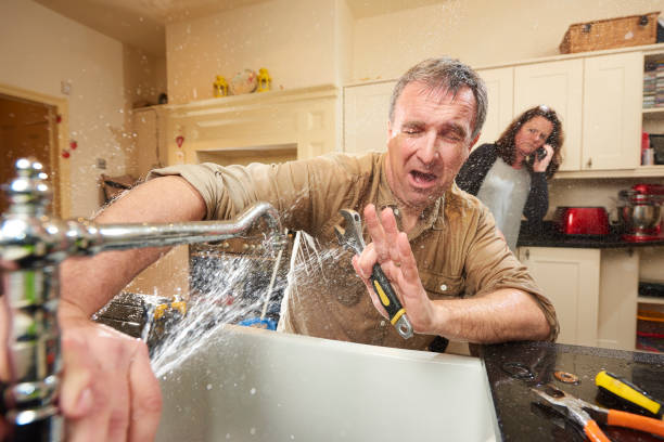 Water damage restoration process in MD